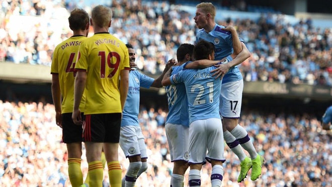 M. City vs Watford: Manchester City put eight past Watford - Premier League